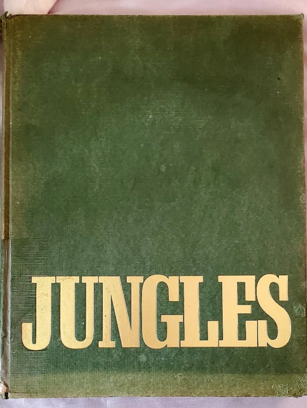 Vintage Jungles Hardcover Book.